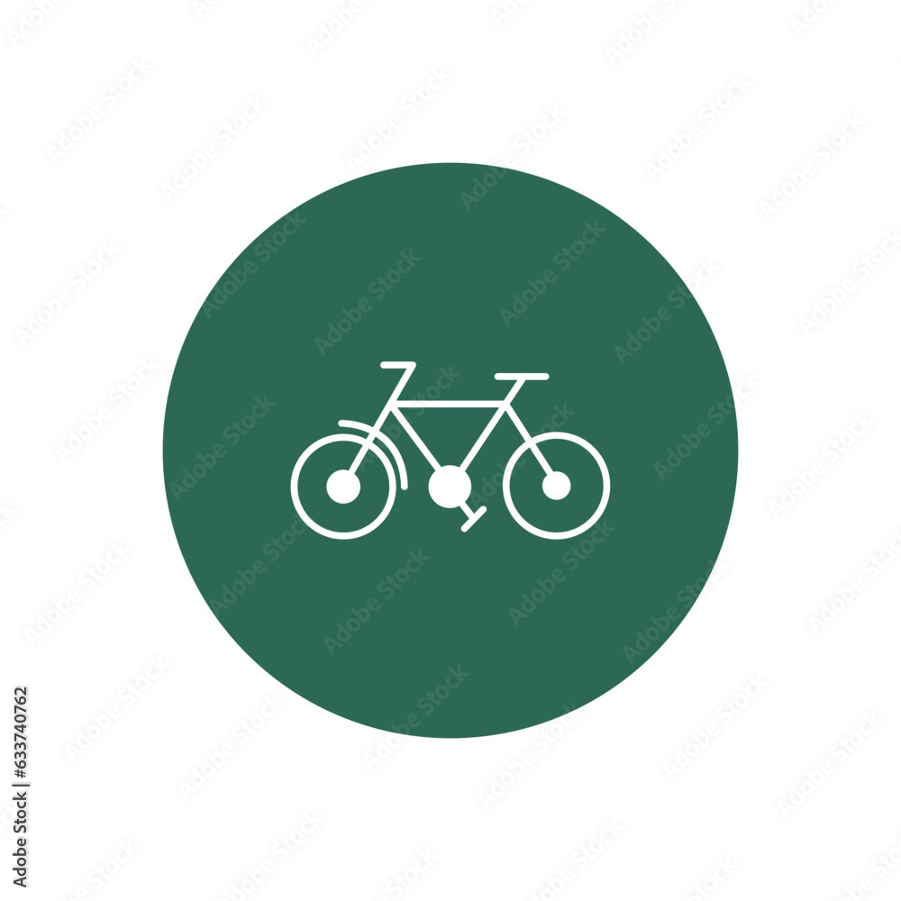 Bicycle vector icon which can easily modify or edit

