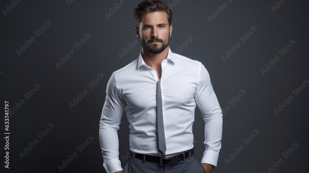 Portrait of handsome businessman Portrait of handsome businessman
