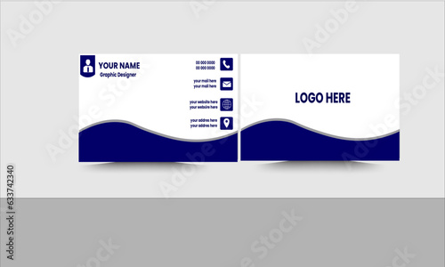 Business card design template, Clean professional business card template, visiting card, business card template
