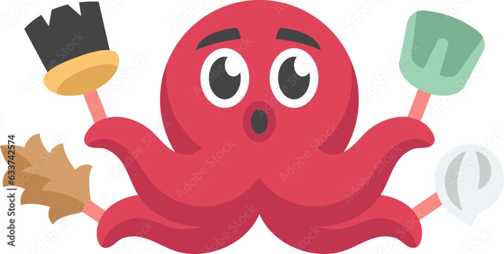 Obraz premium Cute Octopus Illustration