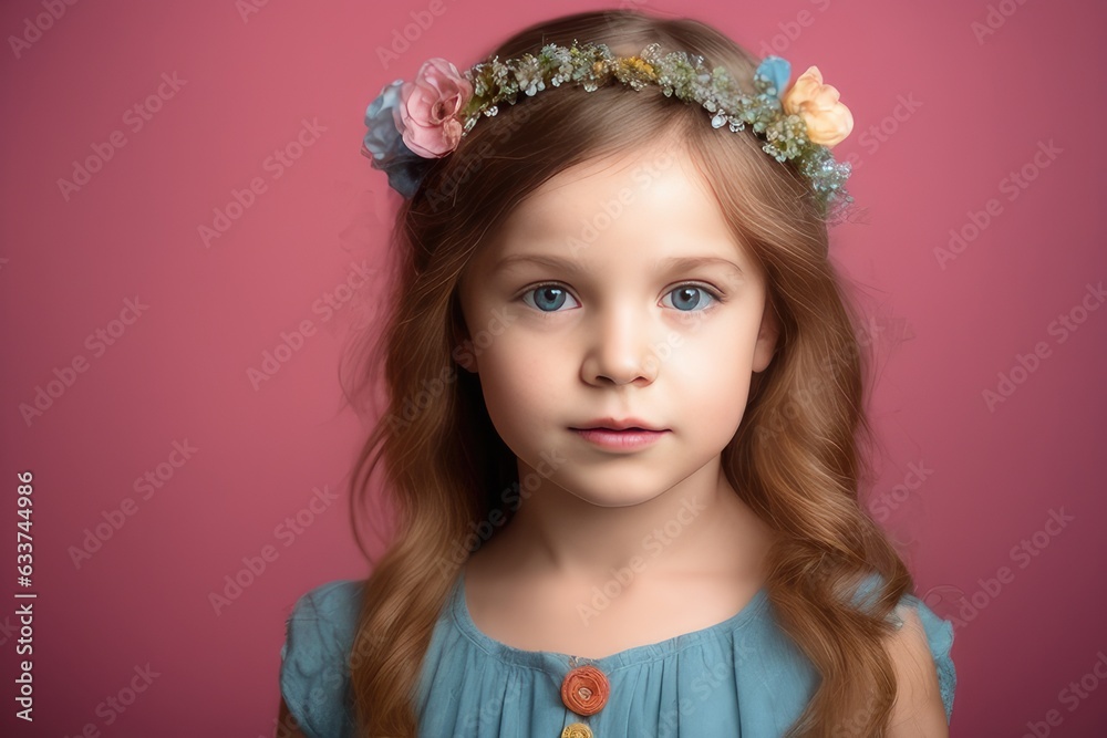 portrait of a little girl portrait of a little girl