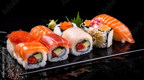 Sushi Symphony: An Artful Exploration of Japanese Delicacies, generative ai