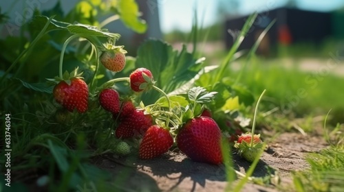 Countryside Canvas  Capturing the Essence of Strawberry Fields  generative ai