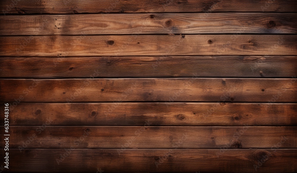 Fototapeta premium Wooden plank aesthetic design created with ai