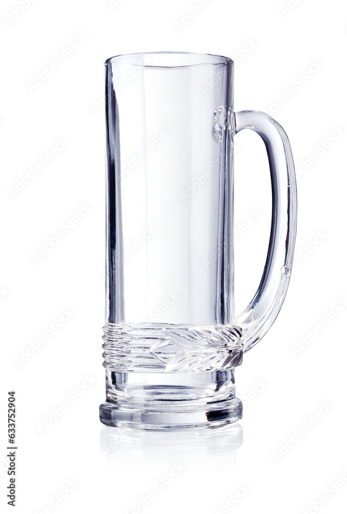 empty beer glass isolated empty beer glass isolated