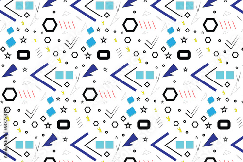 seamless vector patten design art in illustrator .