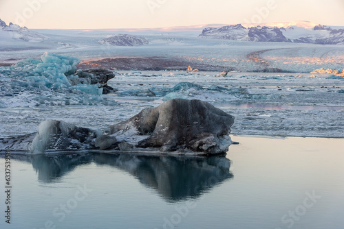 The Glacier Lagoon Jökulsarlon in Iceland, Europe