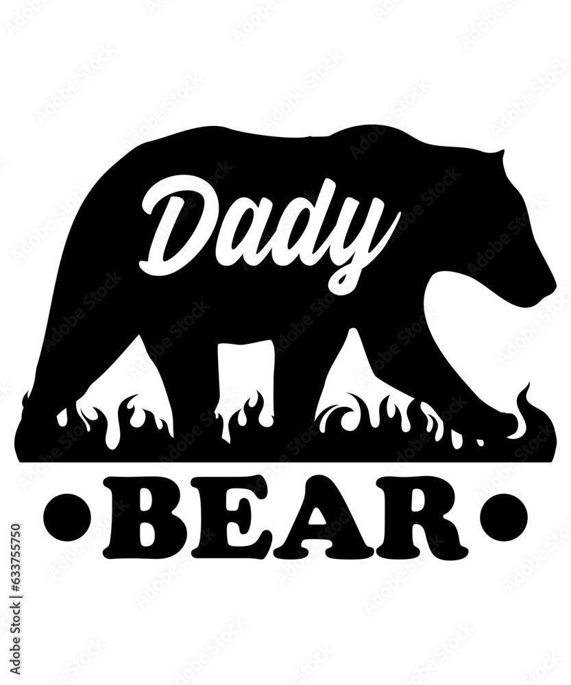 Naklejka premium Bear Design for SVG