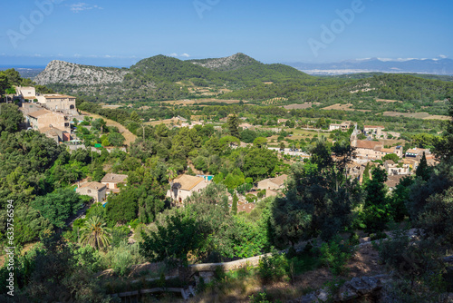 Randa village, Cura mountain, Algaida, Majorca, Balearic Islands, Spain