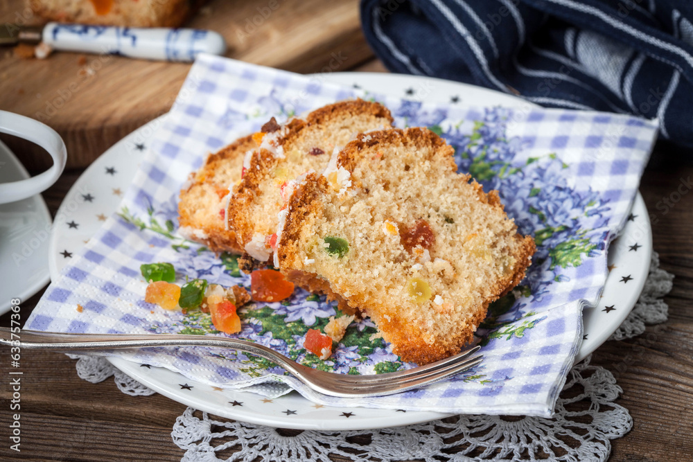 Christmas fruit cake.