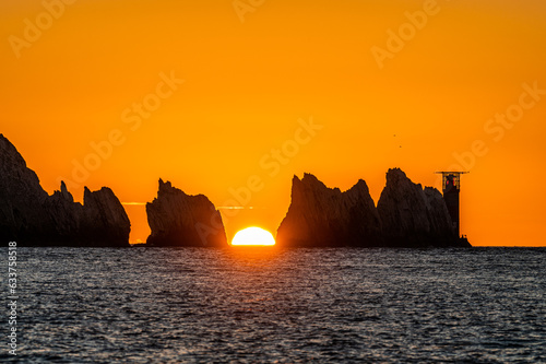 Sunset at the Needles rocks