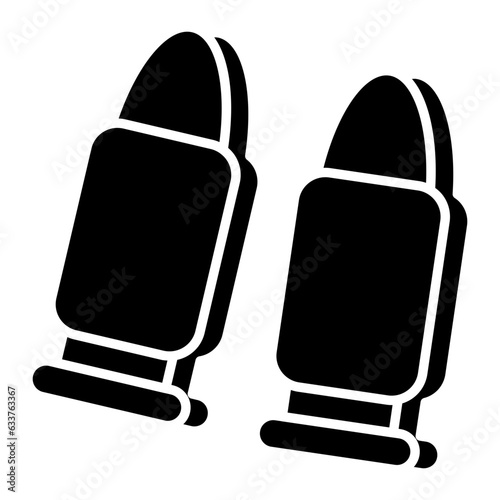 Trendy vector design of bullets