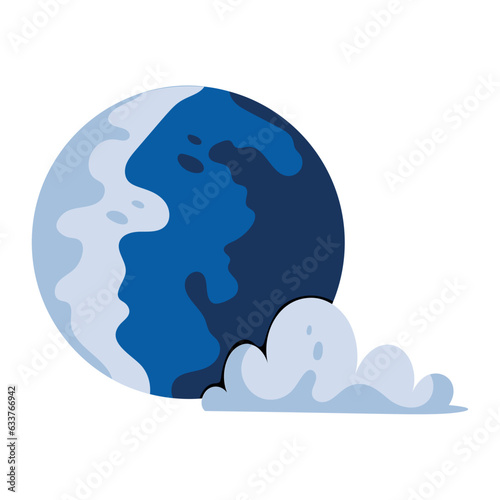 Cloudy Moon 