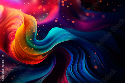 Bright colorful abstract background, copy space.