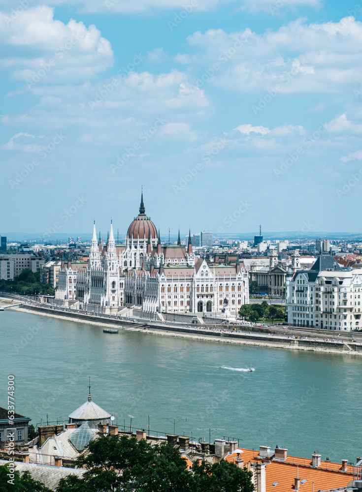 View of the Hungarian Parliament Building