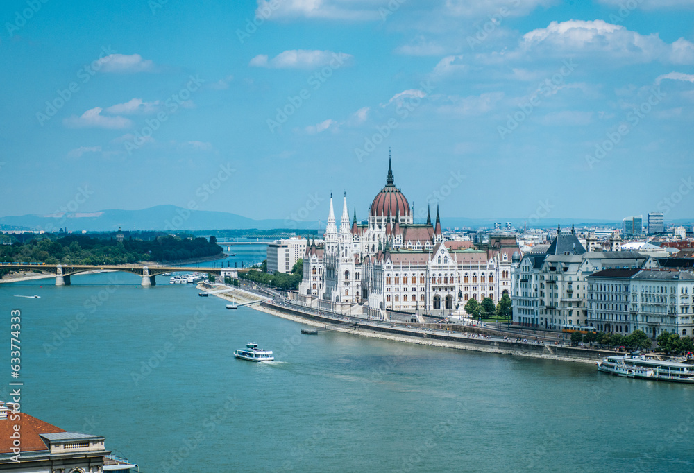 View of the Hungarian Parliament Building