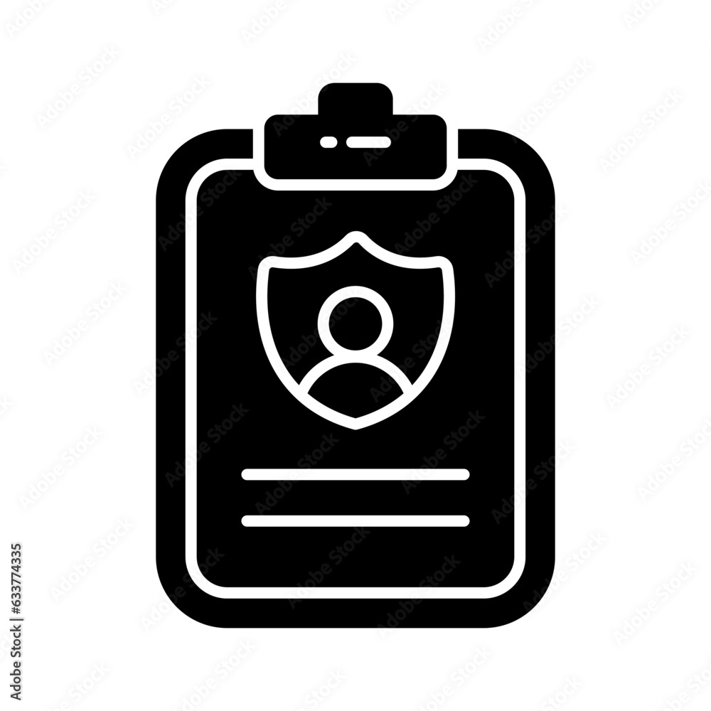 Check this beautifully design icon of insurance policy in trendy style Check this beautifully design icon of insurance policy in trendy style