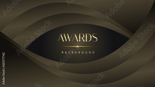 Black gold royal awards graphics background lines sparkle elegant shine modern glitter template luxury premium corporate abstract design.