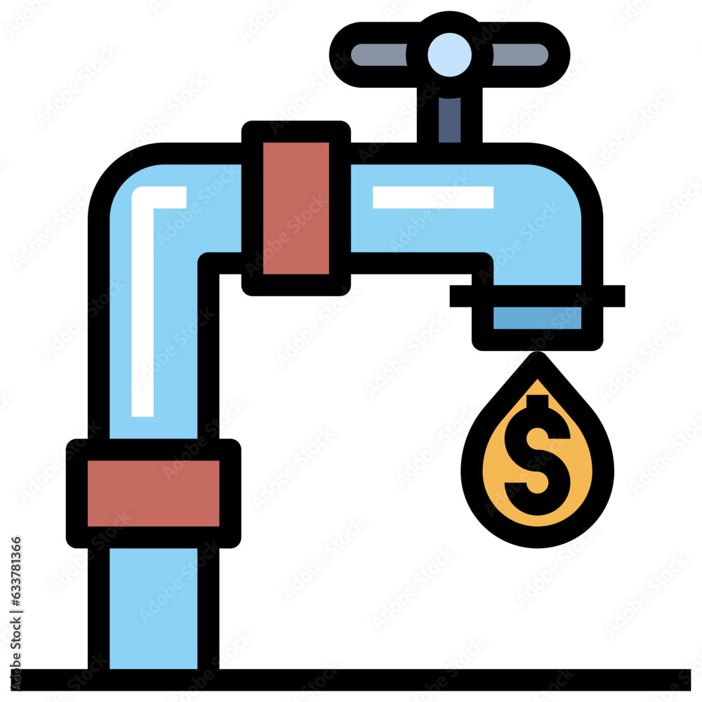 FAUCET line icon,linear,outline,graphic,illustration FAUCET line icon,linear,outline,graphic,illustration