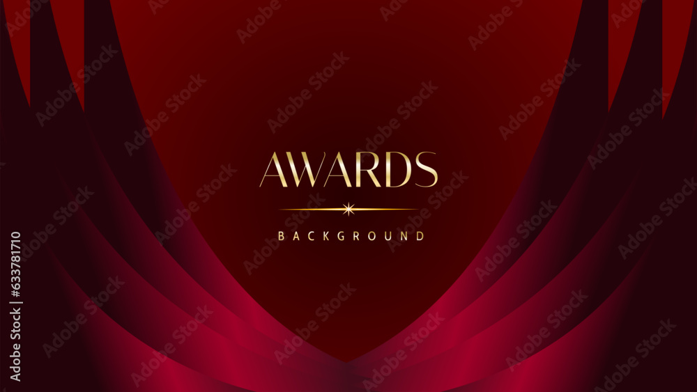 Red maroon golden royal awards background graphics lines stripes breaking news elegant shine modern blended template luxury premium corporate abstract design template banner certificate dynamic shape. Red maroon golden royal awards background graphics lines stripes breaking news elegant shine modern blended template luxury premium corporate abstract design template banner certificate dynamic shape.