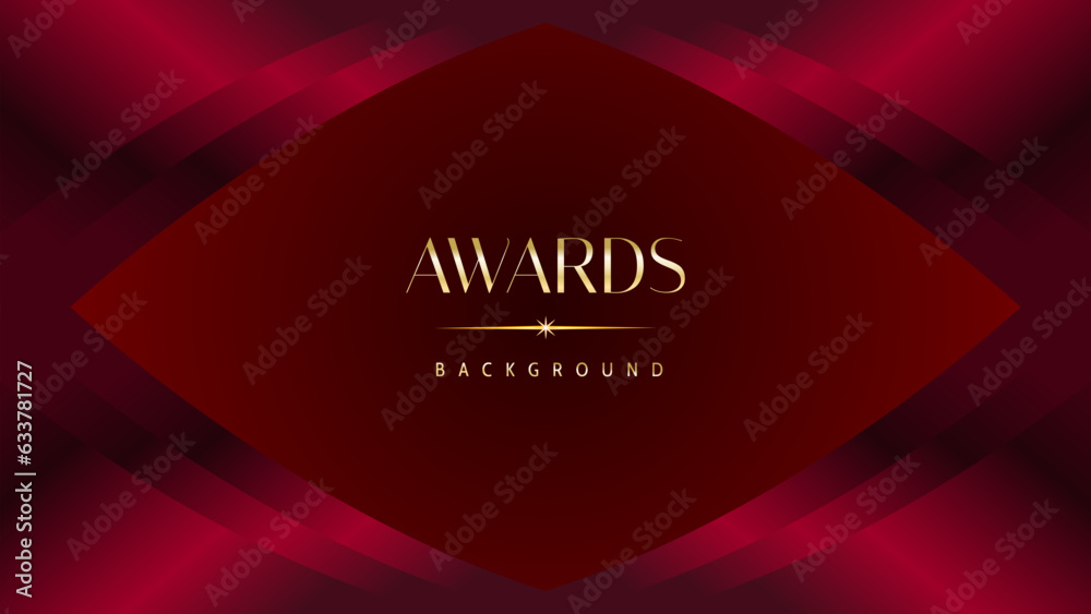 Red maroon golden royal awards background graphics lines stripes breaking news elegant shine modern blended template luxury premium corporate abstract design template banner certificate dynamic shape. Red maroon golden royal awards background graphics lines stripes breaking news elegant shine modern blended template luxury premium corporate abstract design template banner certificate dynamic shape.