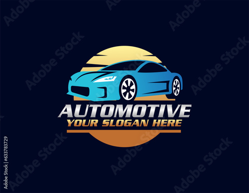 Car Garage Premium Concept Logo Design