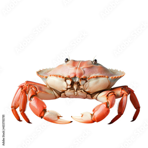 Small crustacean alone against transparent background