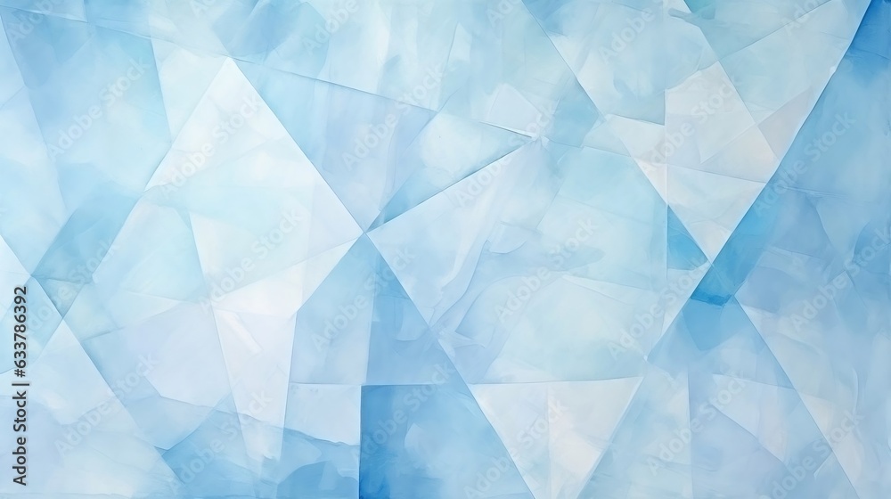 Obraz premium Abstract background with blue triangular shapes.