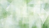 Abstract background with green triangular shapes.