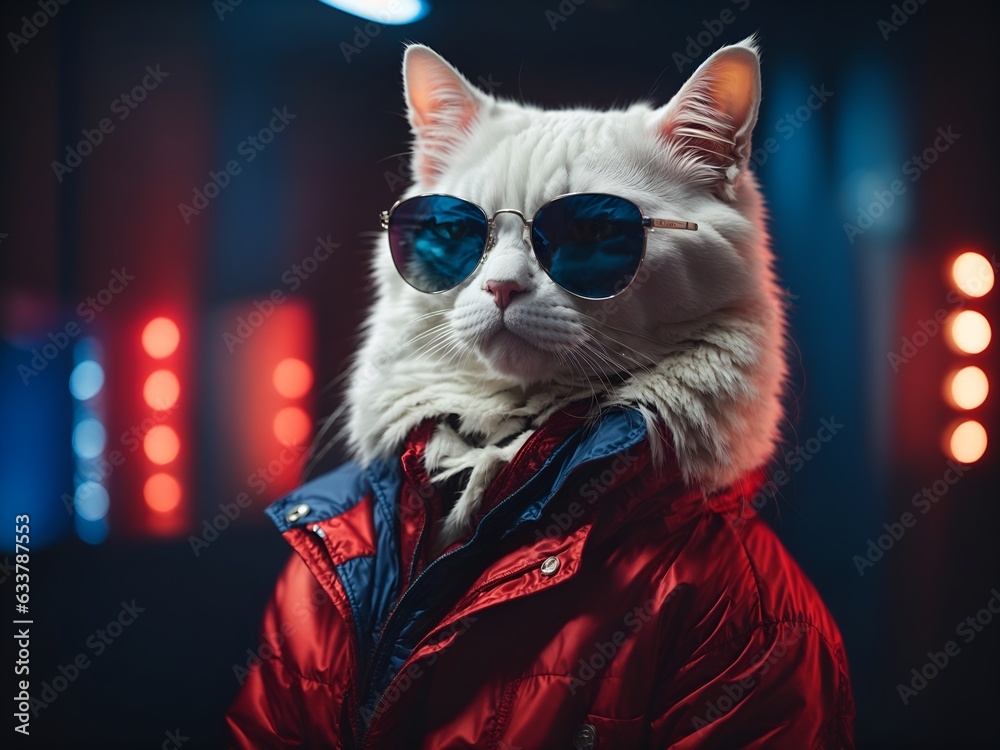 cat in the nightclub