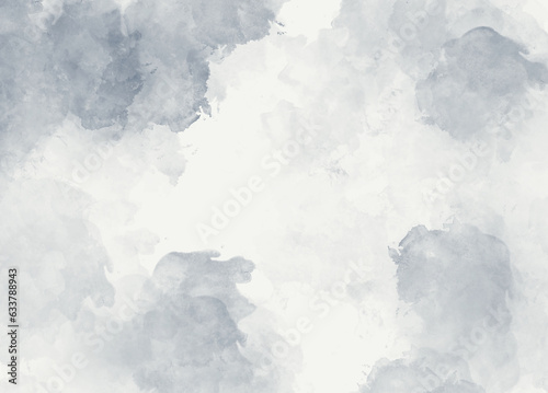 Watercolor background, art abstract surface grey watercolor painting textured design on white paper background, banner, backdrop, template,