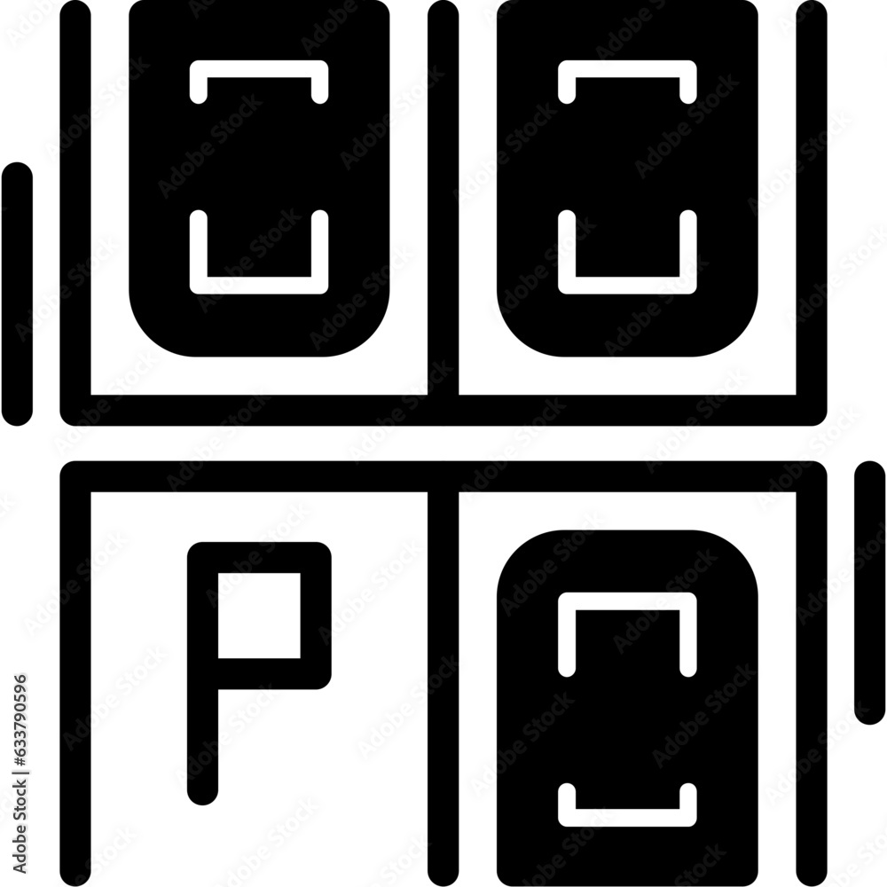 Empty parking space Icon