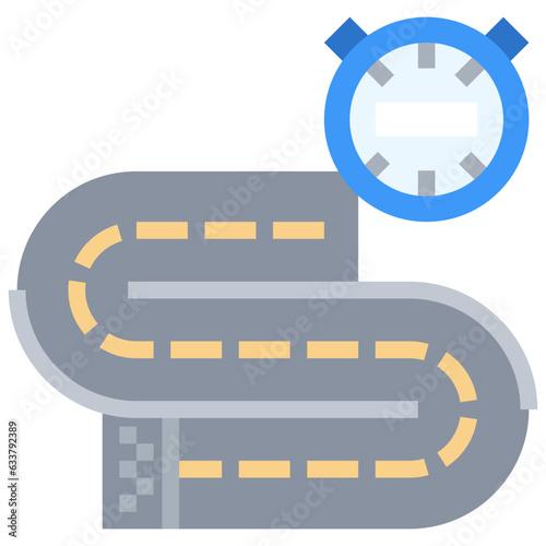 race track line icon,linear,outline,graphic,illustration