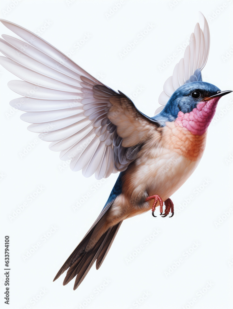 Fototapeta premium Vogel pink