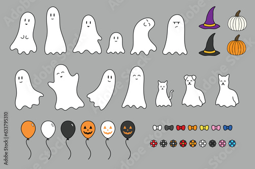 Ghost Family Portrait Builder / Creator Clipart