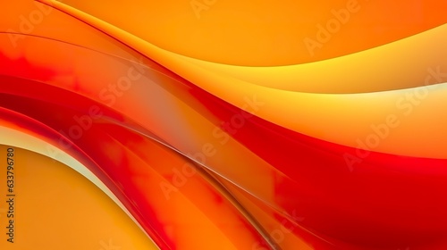 An Abstract Background in Organic Shapes and Colorful Gradients. AI Generative