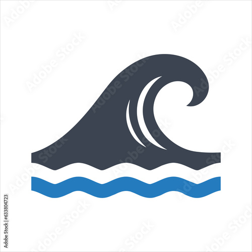 Ocean wave icon