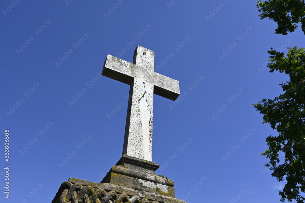 friedhof, steinkreuz