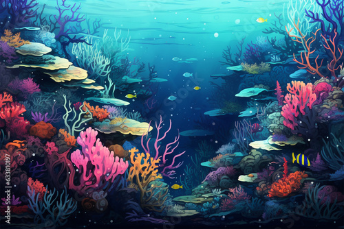 fish and coral reefs