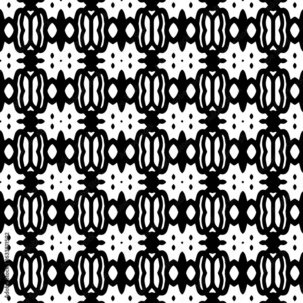 White background with black pattern. Seamless texture for fashion, textile design, on wall paper, wrapping paper, fabrics and home decor. Simple repeat pattern. White background with black pattern. Seamless texture for fashion, textile design, on wall paper, wrapping paper, fabrics and home decor. Simple repeat pattern.