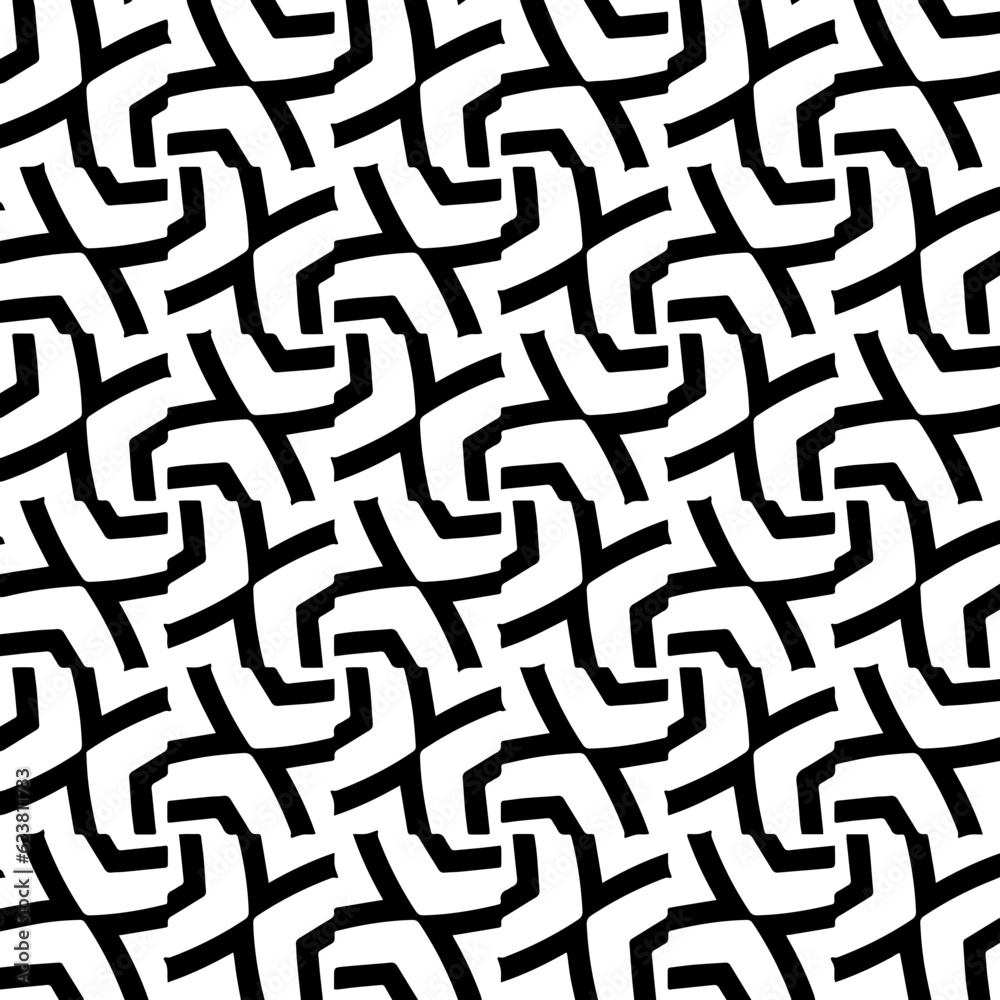 White background with black pattern. Seamless texture for fashion, textile design, on wall paper, wrapping paper, fabrics and home decor. Simple repeat pattern. White background with black pattern. Seamless texture for fashion, textile design, on wall paper, wrapping paper, fabrics and home decor. Simple repeat pattern.