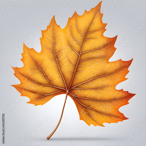 autumn maple leaf Generative AI