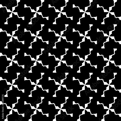 White background with black pattern. Seamless texture for fashion  textile design   on wall paper  wrapping paper  fabrics and home decor. Simple repeat pattern.