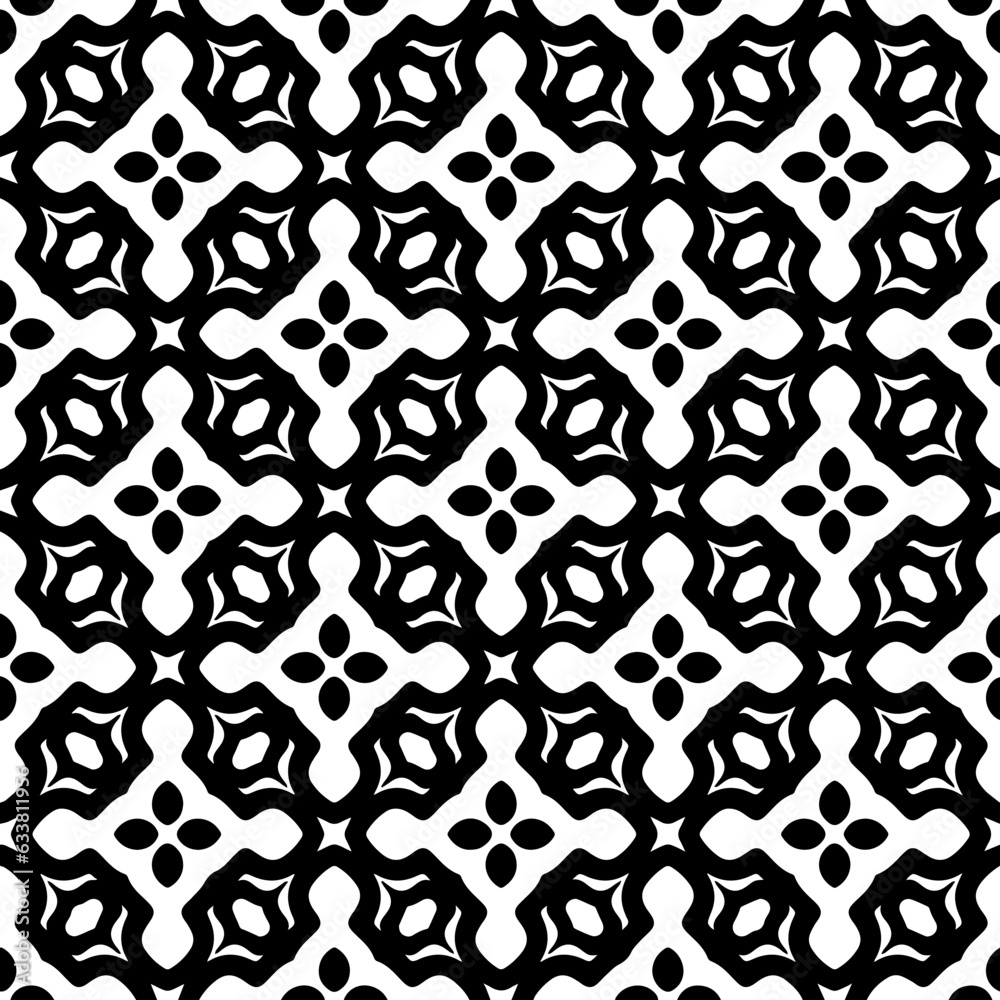 White background with black pattern. Seamless texture for fashion, textile design, on wall paper, wrapping paper, fabrics and home decor. Simple repeat pattern. White background with black pattern. Seamless texture for fashion, textile design, on wall paper, wrapping paper, fabrics and home decor. Simple repeat pattern.