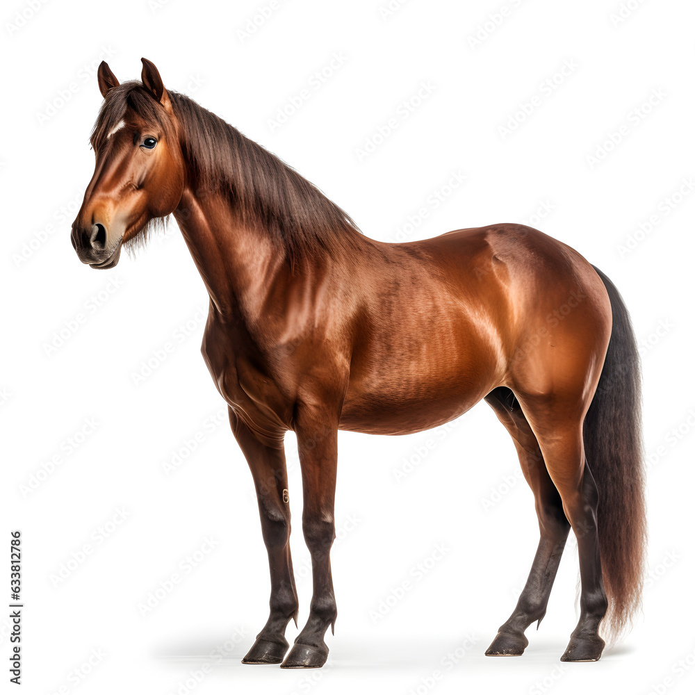 Obraz premium Horse isolated on white background