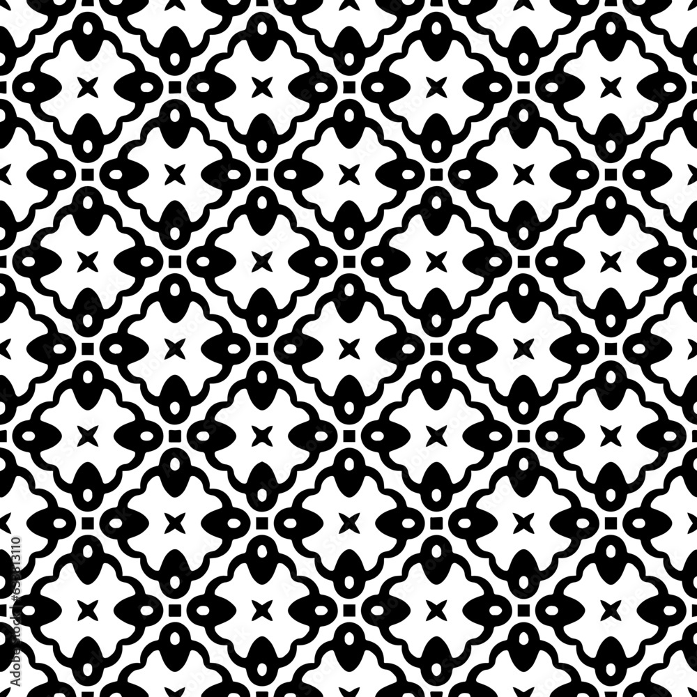 White background with black pattern. Seamless texture for fashion, textile design, on wall paper, wrapping paper, fabrics and home decor. Simple repeat pattern. White background with black pattern. Seamless texture for fashion, textile design, on wall paper, wrapping paper, fabrics and home decor. Simple repeat pattern.