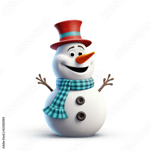 christmas funny cartoon character. Background .