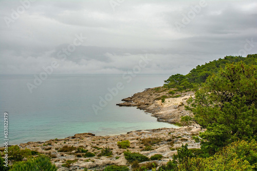 A bay near the village of Sumartin on the east coast of Brac Island, Croatia