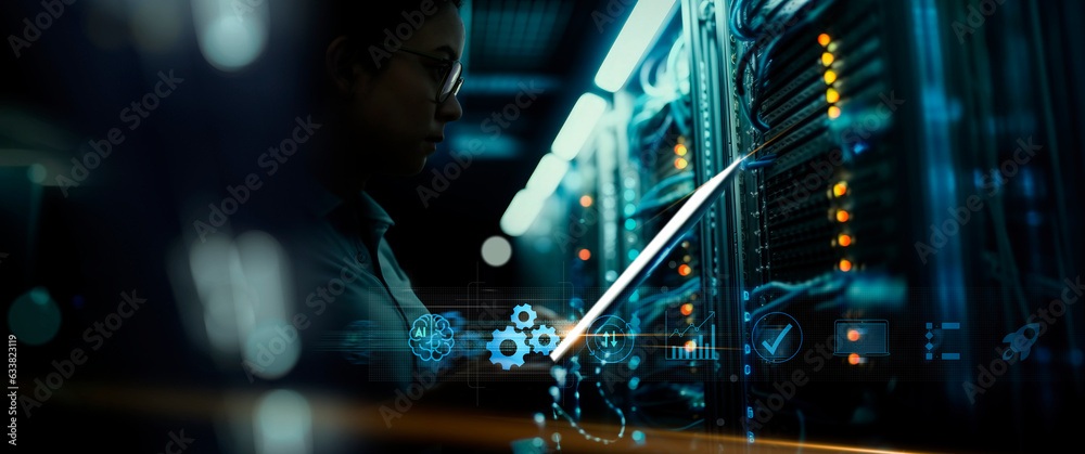 Robotic process automation and business process management. AI technology, innovation, data analytics,Automation for business process workflow optimization and production efficiency improvement.