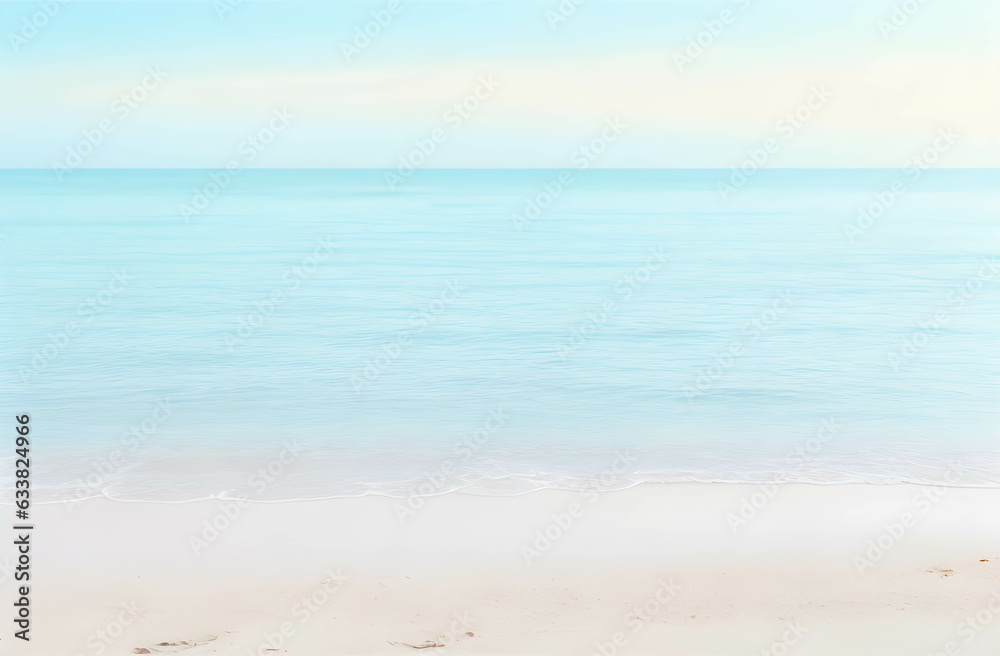 Soothing Shoreline Soft Focus Seaside Beauty with Blurred Background Relaxing and Serene Presentation Generative AI Soothing Shoreline Soft Focus Seaside Beauty with Blurred Background Relaxing and Serene Presentation Generative AI